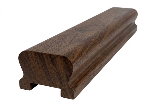 Walnut LHR Handrail 3.6mtr 35mm groove with infill