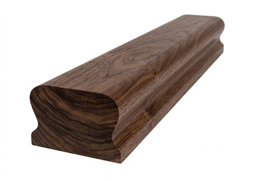 Walnut LHR Handrail 3.6mtr Ungrooved