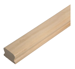 Hemlock LHR Handrail 3.9mtr ungrooved