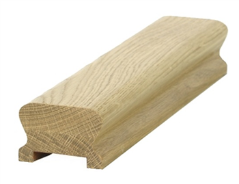 Oak LHR Handrail 4.2mtr 41mm groove with infill