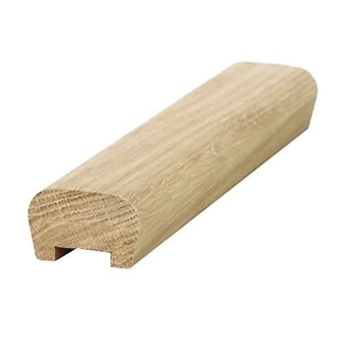 Oak Modern Handrail 3.0mtr 35mm Groove Inc Infill Pat-21