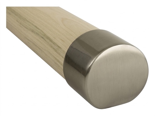 Mopstick Brushed Nickel Handrail End Cap