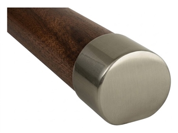 Mopstick Brushed Nickel Handrail End Cap