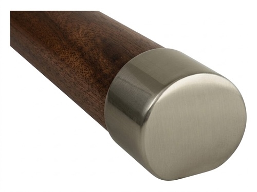 Mopstick Brushed Nickel Handrail End Cap