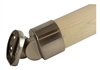 Mopstick Brushed Nickel Handrail Connector