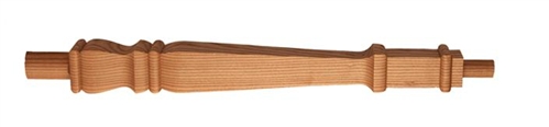 Ash Provincial Continuous Handrail Newel Post