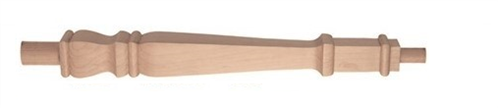 Hemlock Provincial Continuous Handrail Newel Post