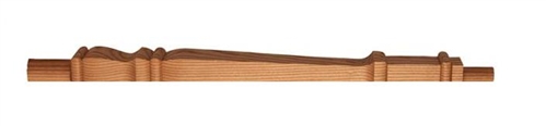 Ash Provincial Continuous Handrail Half Newel Post