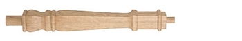Oak Provincial Continuous Handrail Newel Post