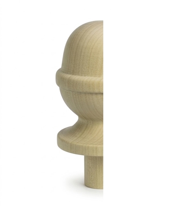 Tulip Acorn Newel Half Cap 90mm