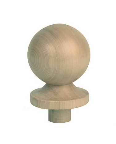 Hemlock Ball Newel Cap 90mm