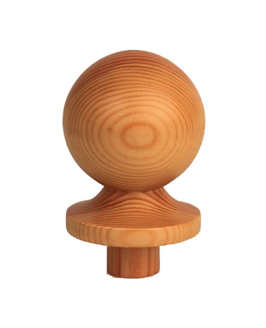 Pine Ball Newel Cap 90mm