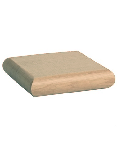 Hemlock Flat Newel Cap 90mm
