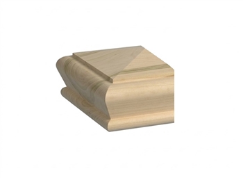 Tulip Pyramid Newel Half Cap 90mm