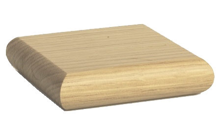 Oak Flat Newel Cap 95mm