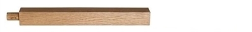 Oak Pre-Finished Square Pegged Newel Post 1.0mtr