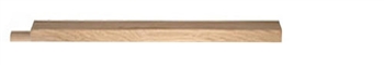 Oak Square Pegged Newel Half Post 1.0mtr