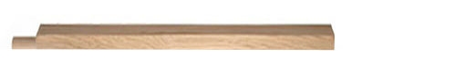 Oak Square Pegged Newel Half Post 1.0mtr