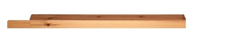 Pine Square Pegged Newel Half Post 1.0mtr