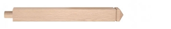 Oak Sphinx Square Pegged Newel Post 1.0mtr