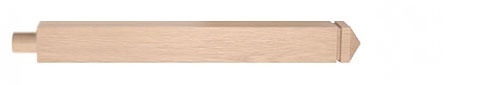 Oak Sphinx Square Pegged Newel Post 1.0mtr