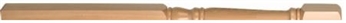 Hemlock Georgian Complete Half Newel Post 160mm Head