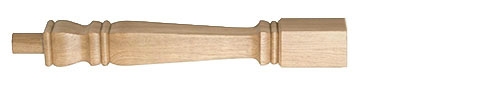 Oak Provincial Newel Post 160mm Head