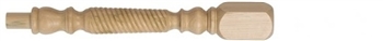 Tulip Barley Twist Newel Post 160mm Head