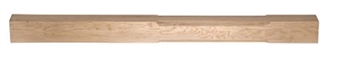 Oak Stop Chamfer Complete 83mm Newel Post 1400