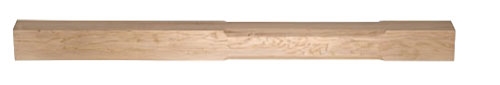 Oak Stop Chamfer Complete 83mm Newel Post 1400