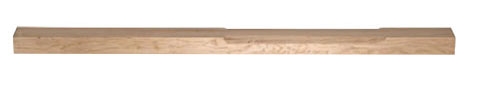 Oak Stop Chamfer Complete Half 83mm Newel Post 1400