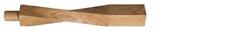 Oak Pre-Finished Contemporary Newel 180mm Head