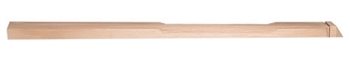 Oak Sphinx Stop Chamfer Complete Half Newel Post