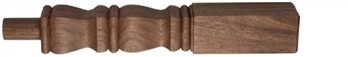 Walnut Provincial Newel Post 205mm Head
