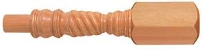 Pine Barley Twist Newel Post 205mm Head
