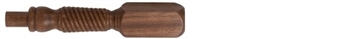 Walnut Barley Twist Newel Post 205mm Head