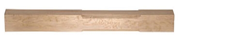 Oak Stop Chamfer Complete Newel Post 1100
