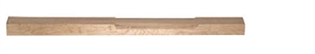 Oak Stop Chamfer Complete Half Newel Post 1200