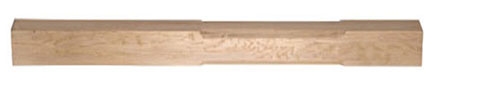 Oak Stop Chamfer Complete Newel Post 1300