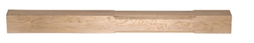 Oak Stop Chamfer Complete Newel Post 1400