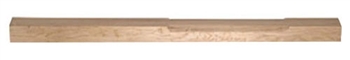 Oak Stop Chamfer Complete 95mm Half Newel Post