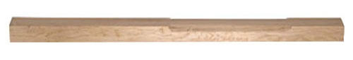 Oak Stop Chamfer Complete 95mm Half Newel Post