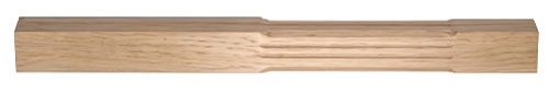 Oak Stop Chamfer Fluted Complete 95mm Newel Post