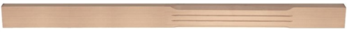 Hemlock Stop Chamfer Fluted Complete Half Newel Post