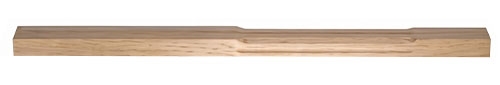 Oak Stop Chamfer Fluted Complete Half Newel Post