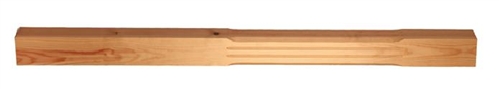 Pine Stop Chamfer Fluted Complete Newel Post