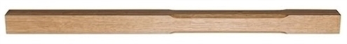 Oak Pre-Finished Stop Chamfer Complete Newel Post 2mtr