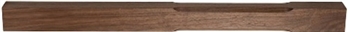 Walnut Stop Chamfered Newel Post 2mtr