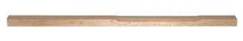 Oak Stop Chamfer Complete Half 70mm Newel Post