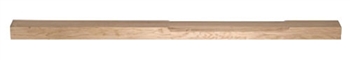 Oak Stop Chamfer Complete Half 83mm Newel Post